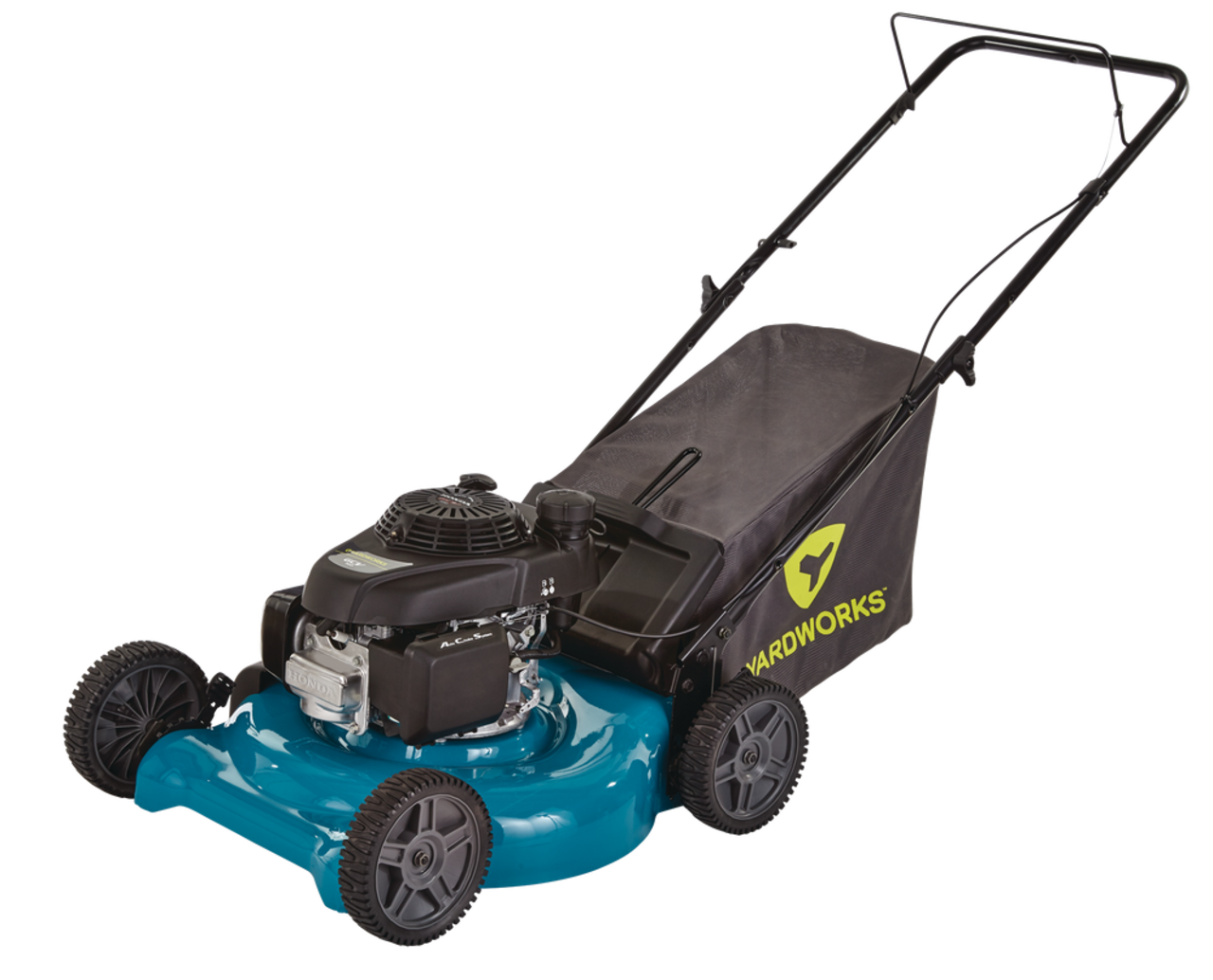 Self propelled mower outlet with honda engine
