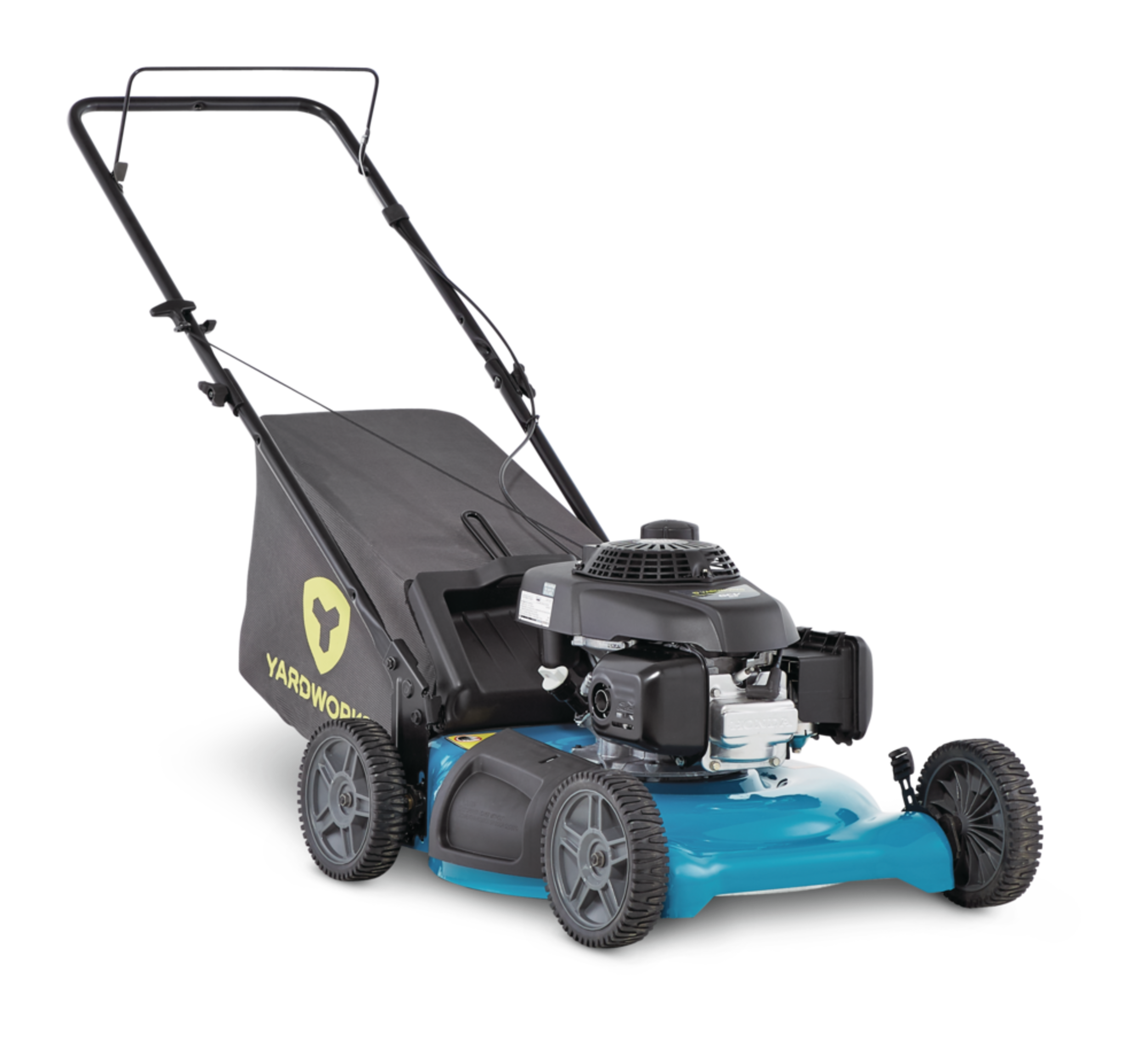 Yardworks 3-in-1 160cc Gas Engine Walk Behind Push Lawn Mower, 21-in Front_Angled_Right
