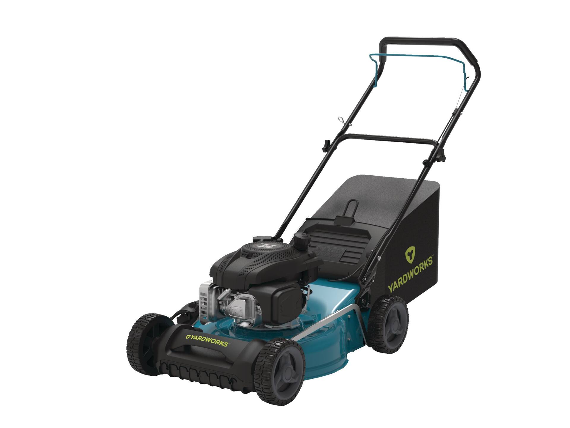 Yardworks 3-in-1 174cc Gas Engine Walk Behind Push Lawn Mower, 21