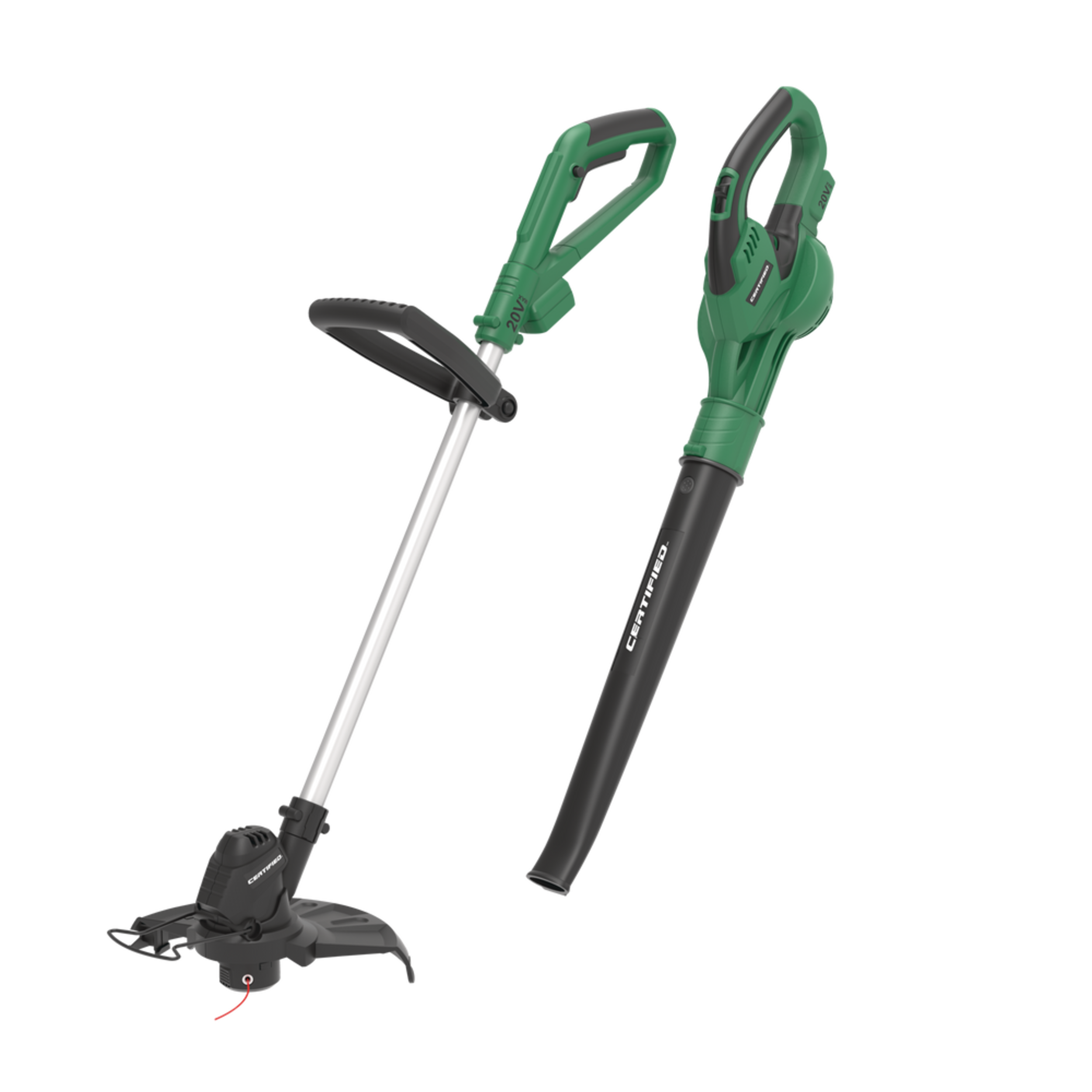 Certified Mower & Grass Trimmer Blower Combo, 17-in Front_Angled_Left