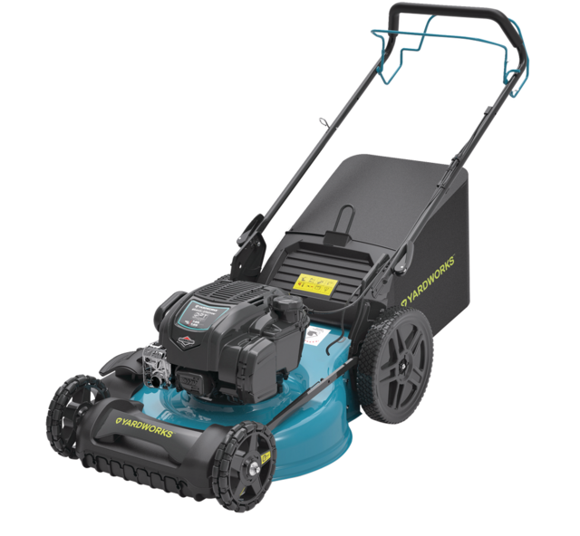 Yardworks 3in1 163cc Gas Engine RWD SelfPropelled Lawn Mower, 22in