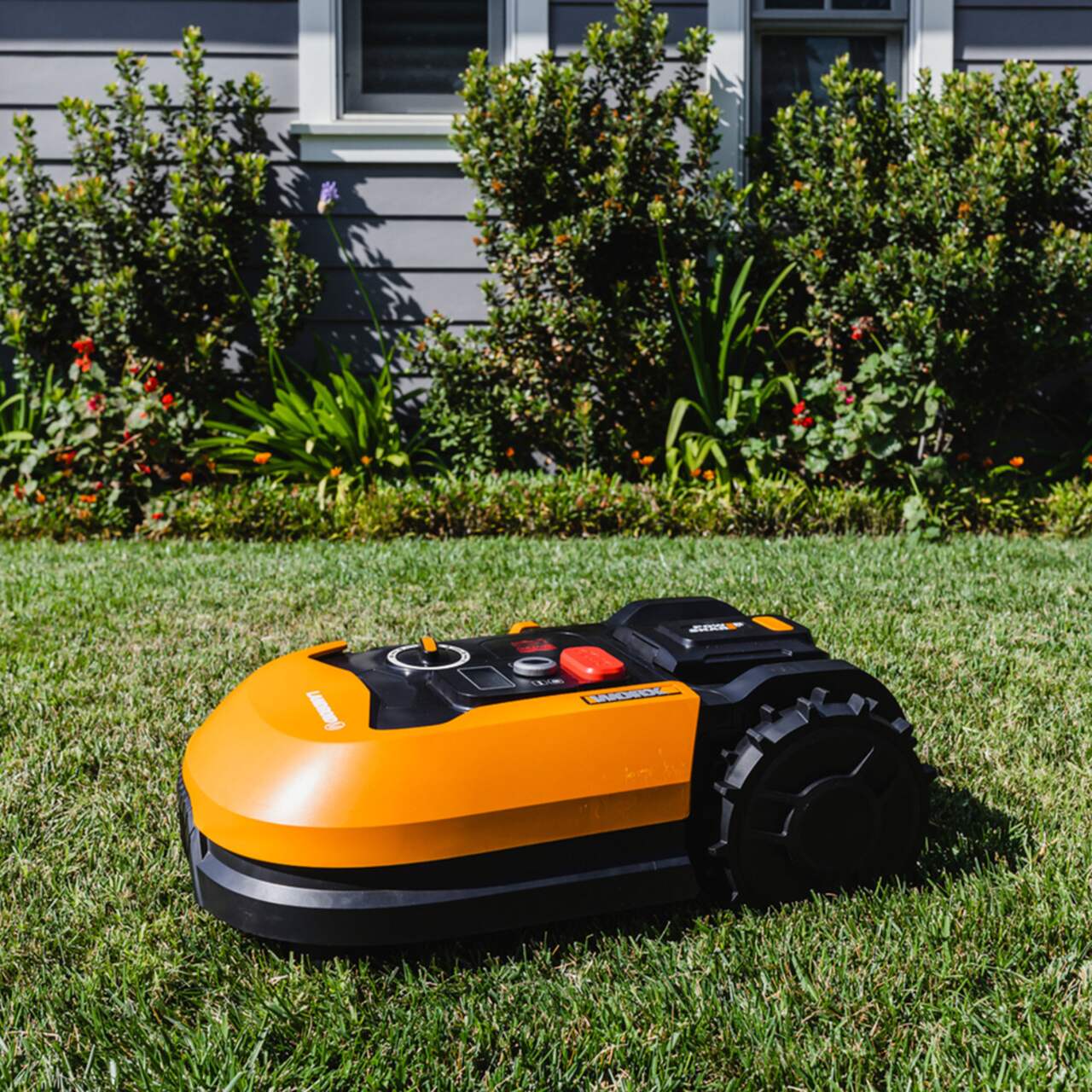 WORX WR147 Landroid Cordless Brushless Robotic Lawn Mower Bluetooth Wi Fi 17 3 4 in 1 4 Acre Canadian Tire