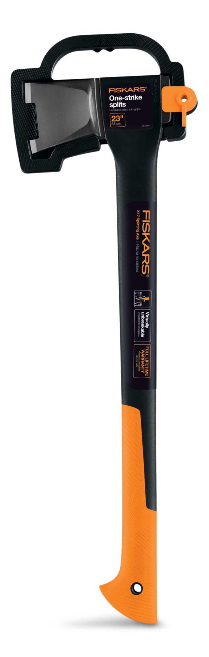 Fiskars X17 Splitting Axe, 23-in Front_Flat
