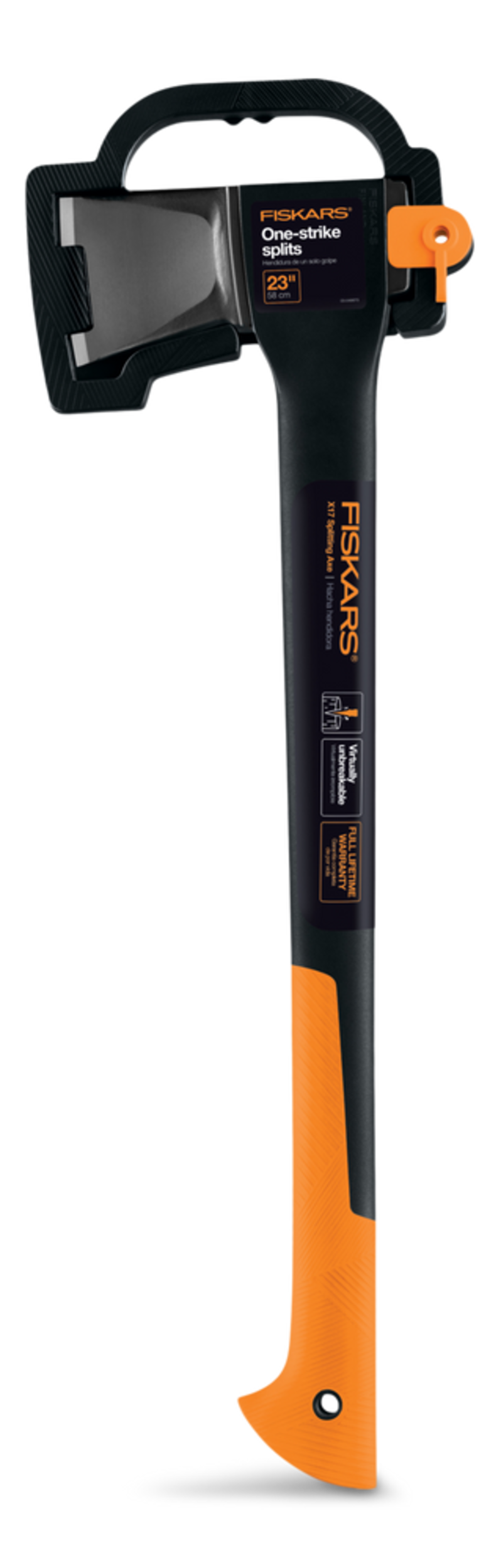 Fiskars X17 Splitting Axe, 23-in Front_Flat