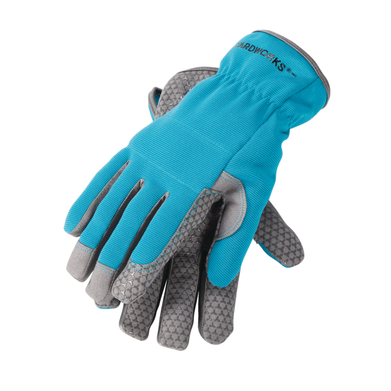 Yardworks WasteNot™ Recycled Microfibre Men's Gardening Gloves, Large