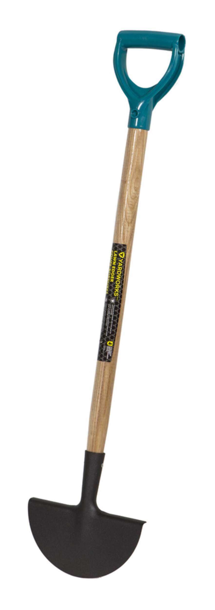 Yardworks TemperedSteel DGrip Lawn Edger, 315/8in Wooden Shaft