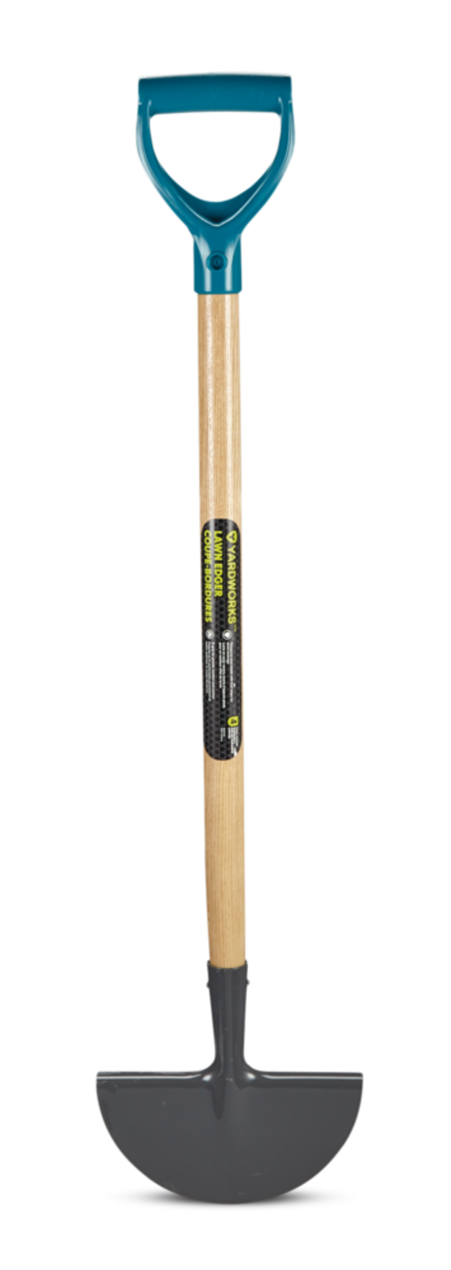 Coupe-bordure de pelouse Yardworks en acier trempé avec prise en D, manche en bois de 31-5/8 po Front_Flat