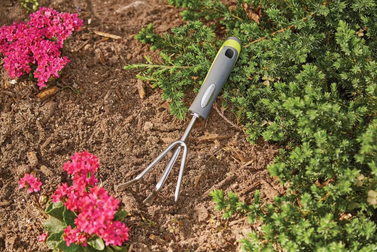 Yardworks 12-in Stainless-Steel Garden Hook Knife with Rubber Handle