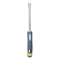 Yardworks Stainless-Steel Hand Weeder with Rubber Handle Front_Flat