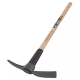 Yardworks 36-in 2.5-lb Pick/Mattock, Hardwood Shaft Overhead_Plunge