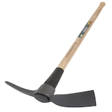 Yardworks 36-in 5-lb Pick/Mattock, Hardwood Shaft Overhead_Plunge
