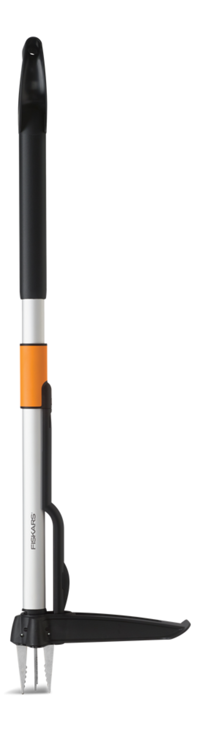 Fiskars 4-Claw Stand-Up D-Handle Easy-Eject Extendable Weeder Front_Flat