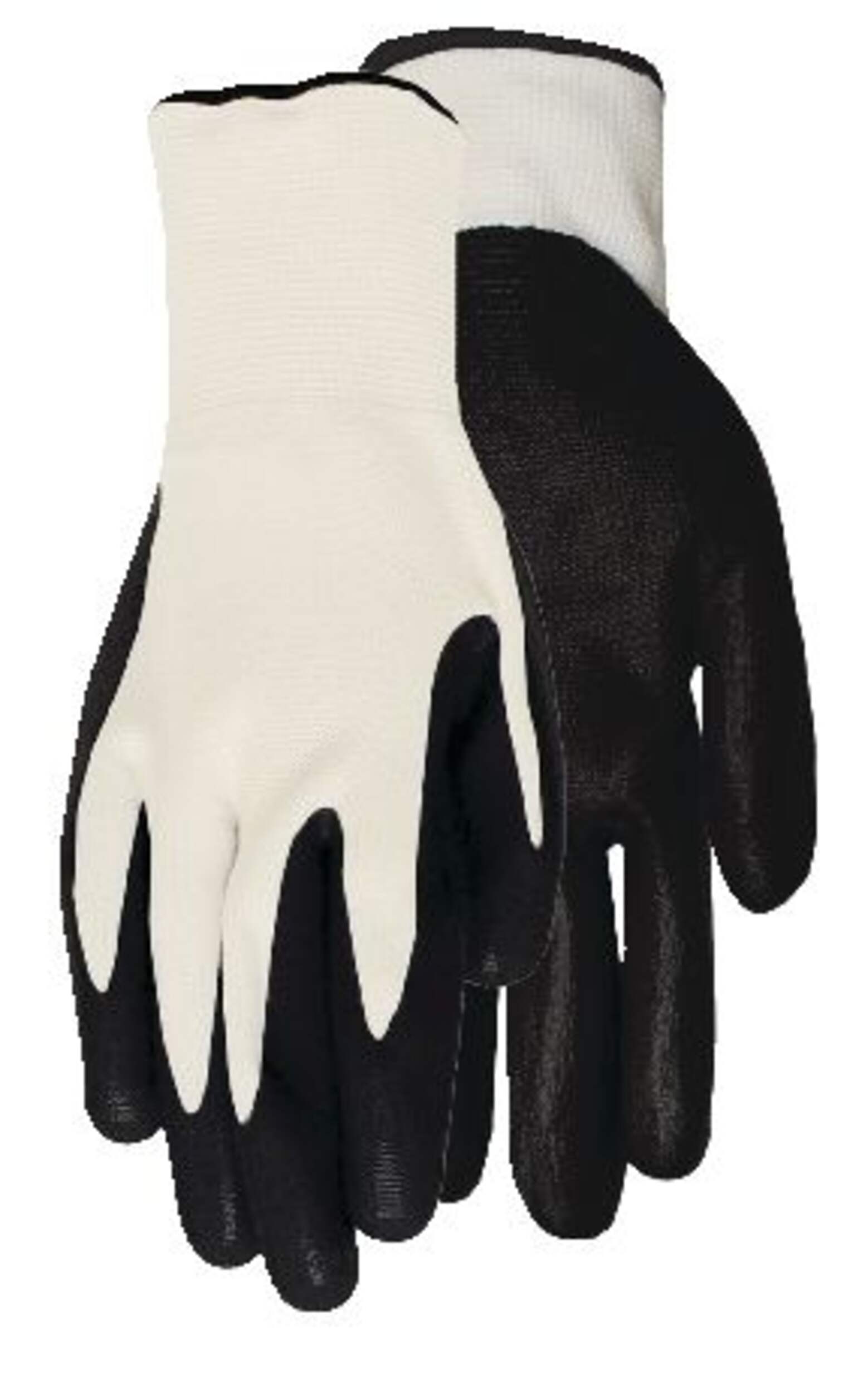 Certified Midwest Nitrile Coated Palm Men's Gardening Gloves, Large