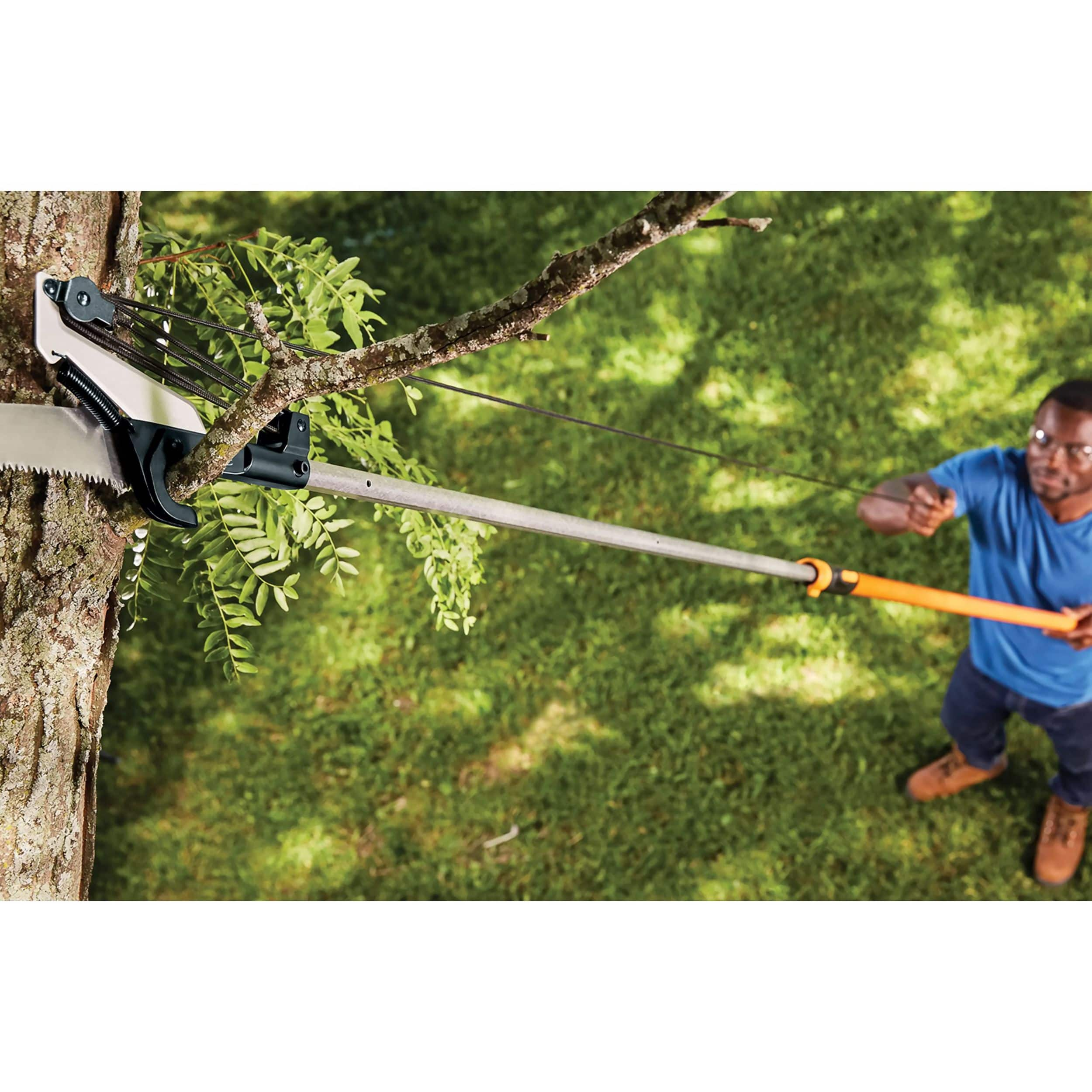 Fiskars extendable on sale pruning saw