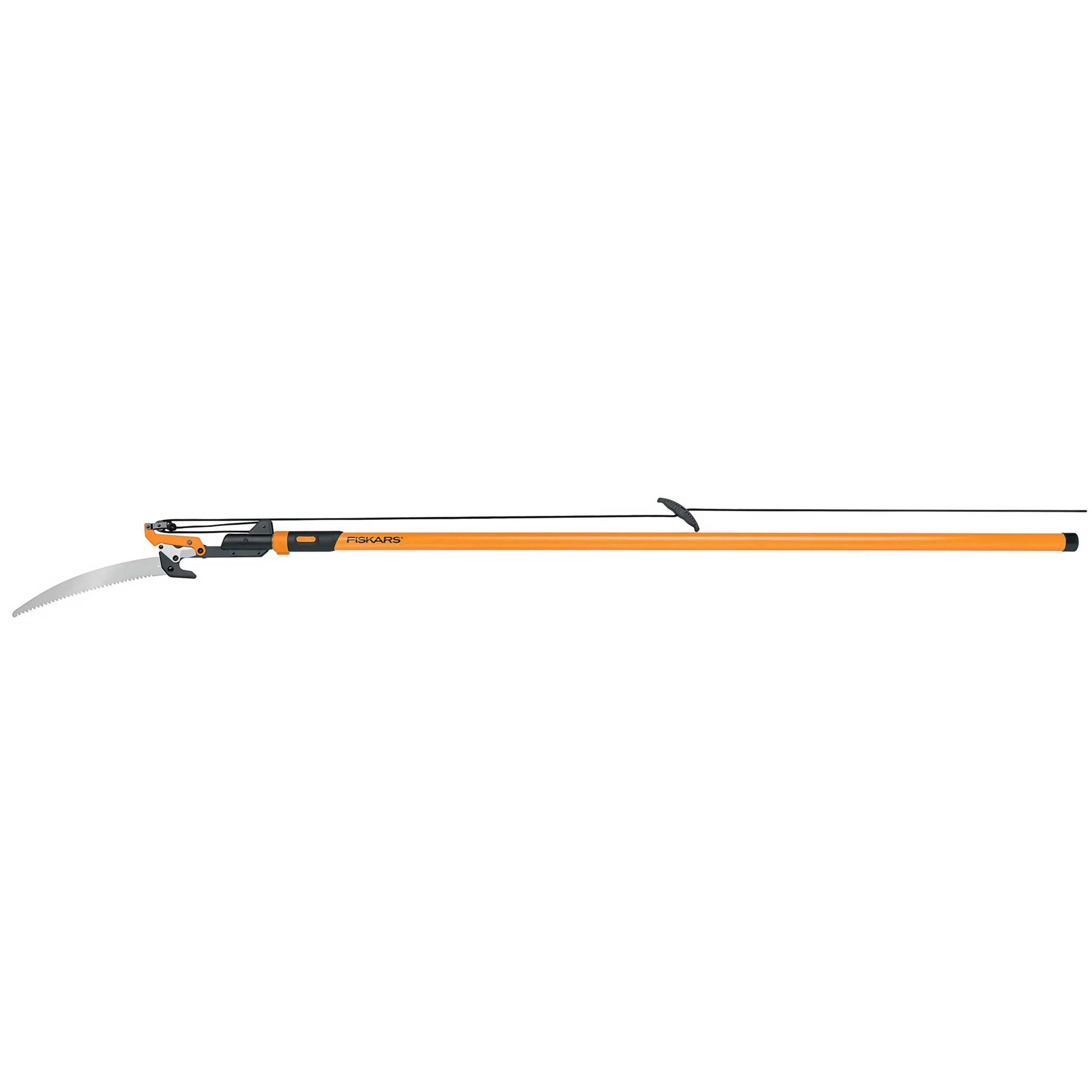 Fiskars Power-Lever® Extendable Pole Saw & Pruner, 7-14-ft Side_Left