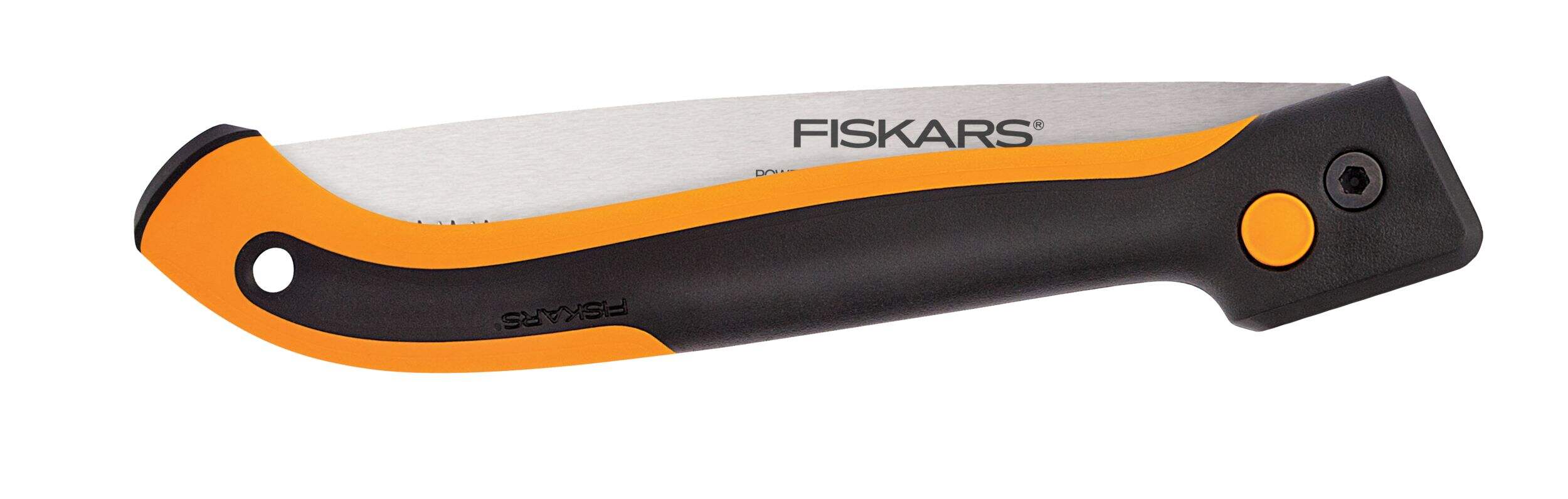 Scie coulissante à mousqueton Fiskars POWERTOOTH, 10 po Front_Flat