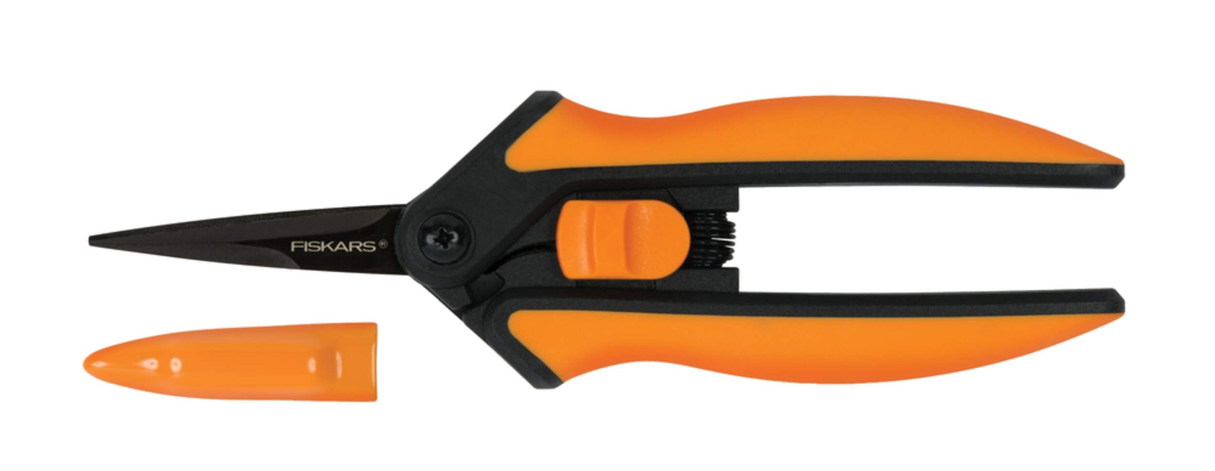 Fiskars Softouch® Micro-Tip® Pruning Snips, 6-in Front_Flat
