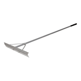 MAXIMUM 36-in Wide Metal 26-Tine Landscape Rake, 60-in Aluminum Shaft Front_Three_Fourths_Angled_Left