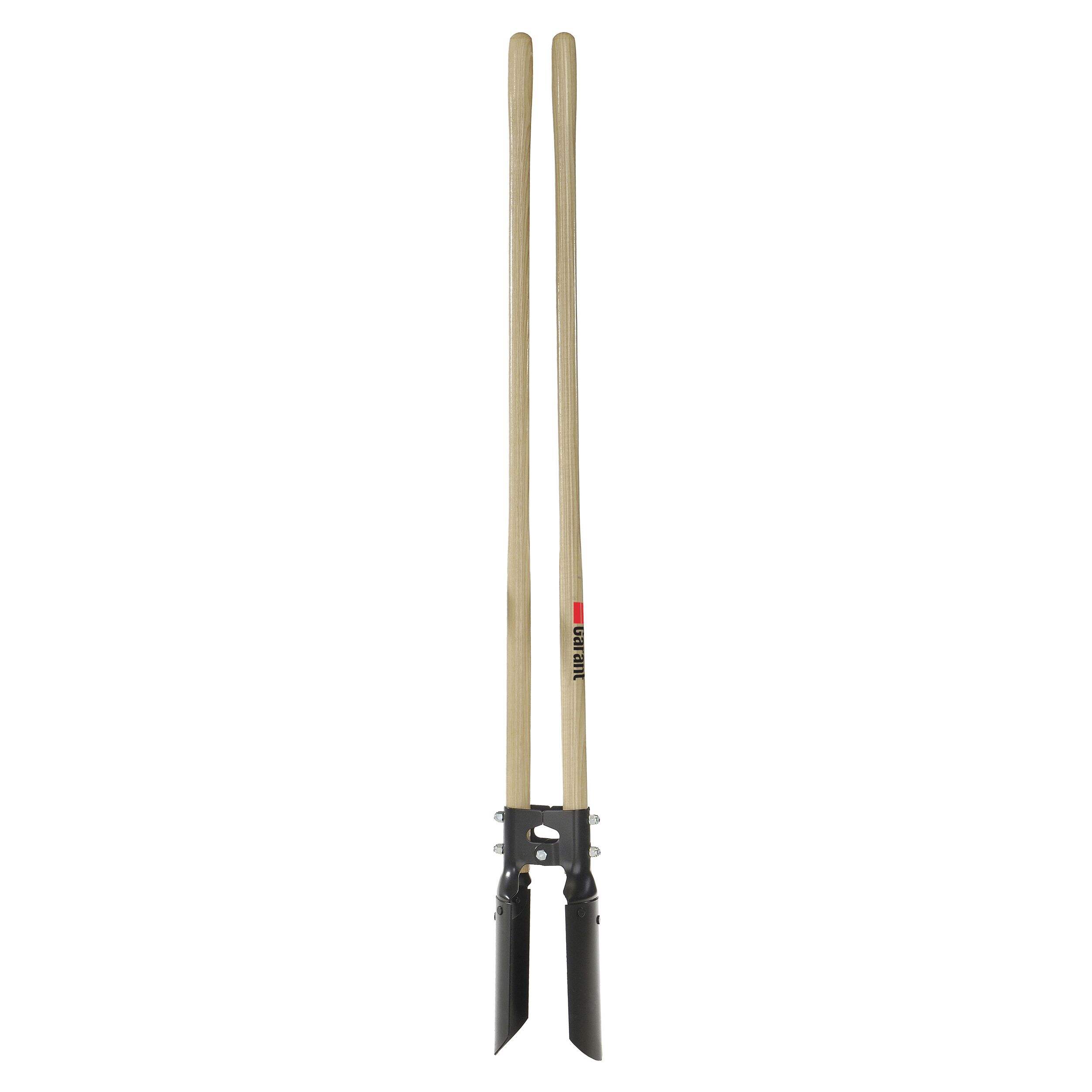 Garant Steel Post Hole Digger, 48-in Hardwood Handle Front_Flat