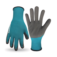 Yardworks Latex Coated Gripper Gardening Gloves, Small/Medium, Assorted Colours, 3-pk
