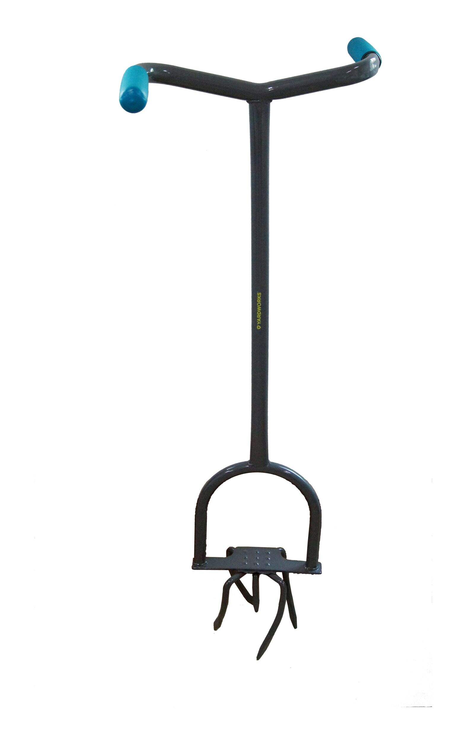 Yardworks Steel 6-Tine Cultivator, Steel with Soft Grips Front_Flat