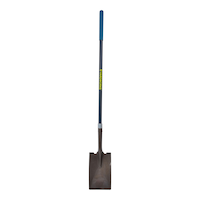 Yardworks Steel Square-Point Long-Handle Spade Shovel, 57-in Fibreglass Shaft Front_Flat