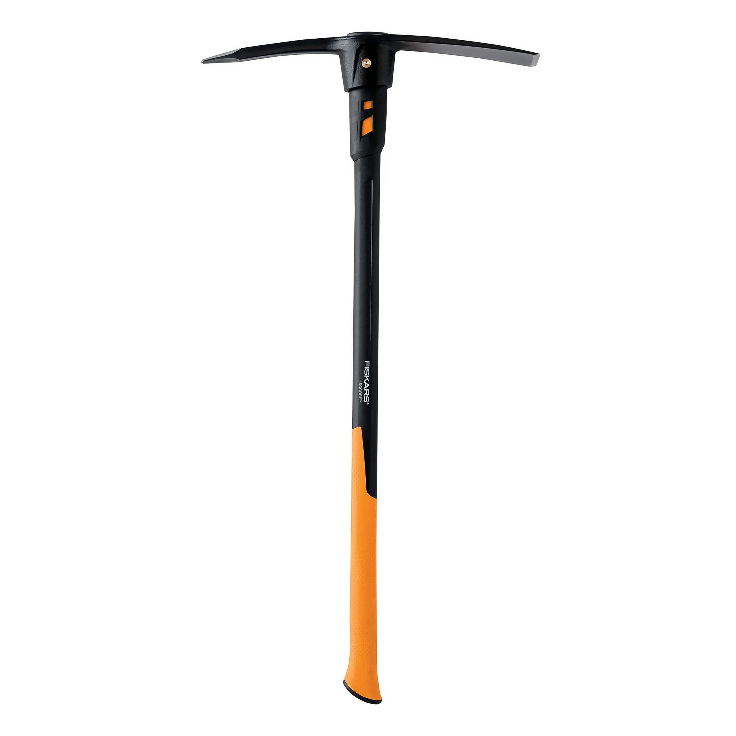 Fiskars Pro IsoCore 5-lb Pick/Mattock, Fibreglass Shaft, 36-in Front_Flat