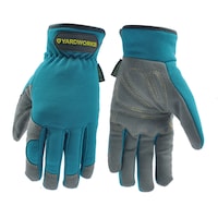 Yardworks Synthetic Leather Gardening Gloves, Unisex, More Options Available Composite_or_Mixed