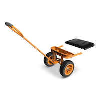 Worx Wagon Kit for Worx Aerocart, includes Detachable Storage Tray & Drink Holder Front_Angled_Left