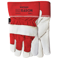 Watson Gloves Red Baron Sherpa Lined Leather Glove, Large Composite_or_Mixed