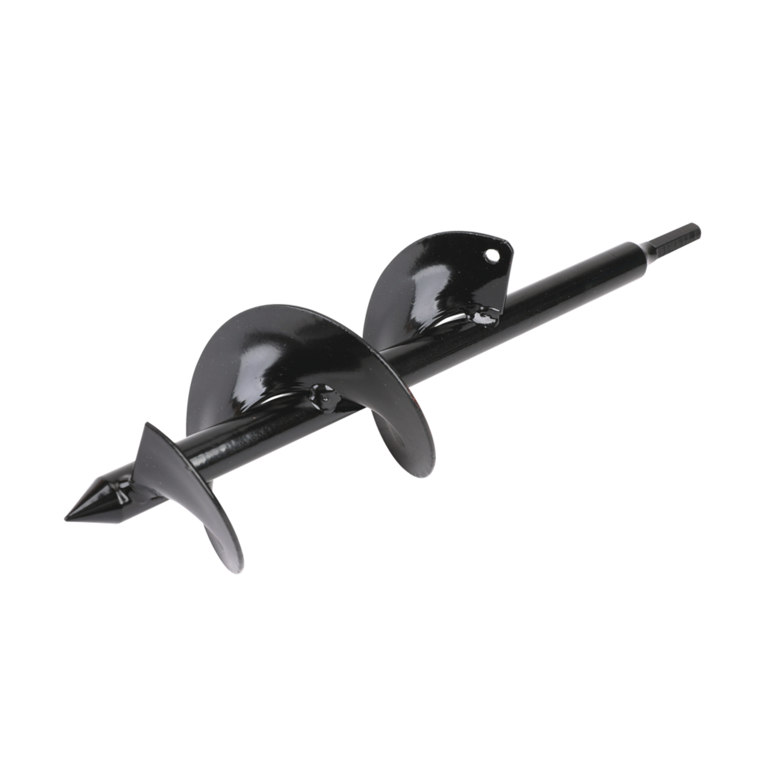 Yardworks Earth Auger Drill Bit, Large, 3-in Diameter Front_Three_Fourths_Angled_Left
