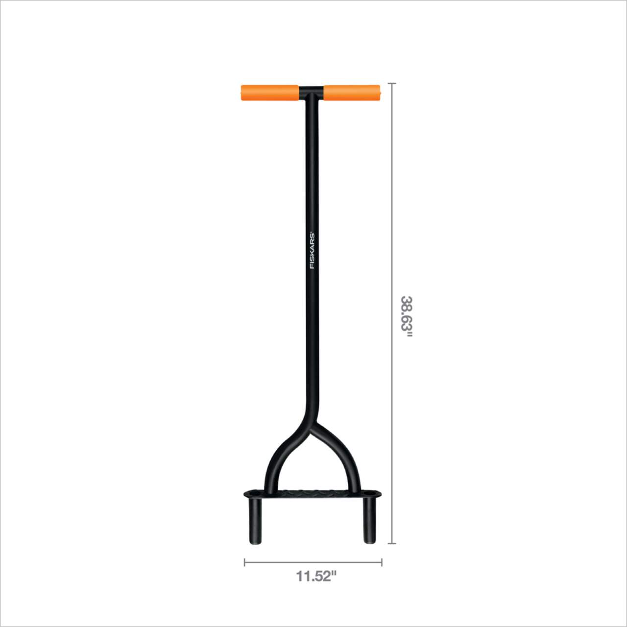 Fiskars Heavy Duty Two Prong Extended Reach Steel Coring Aerator with T Handle 38 in Canadian Tire