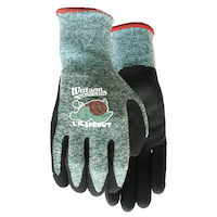 Watson Lil Sprout Knit/Latex Gardening Gloves for Kids, Green, Extra Small