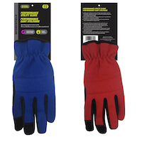 Forcefield Lightweight Performance Work Gloves, L/XL, Red/Blue, 2-pk