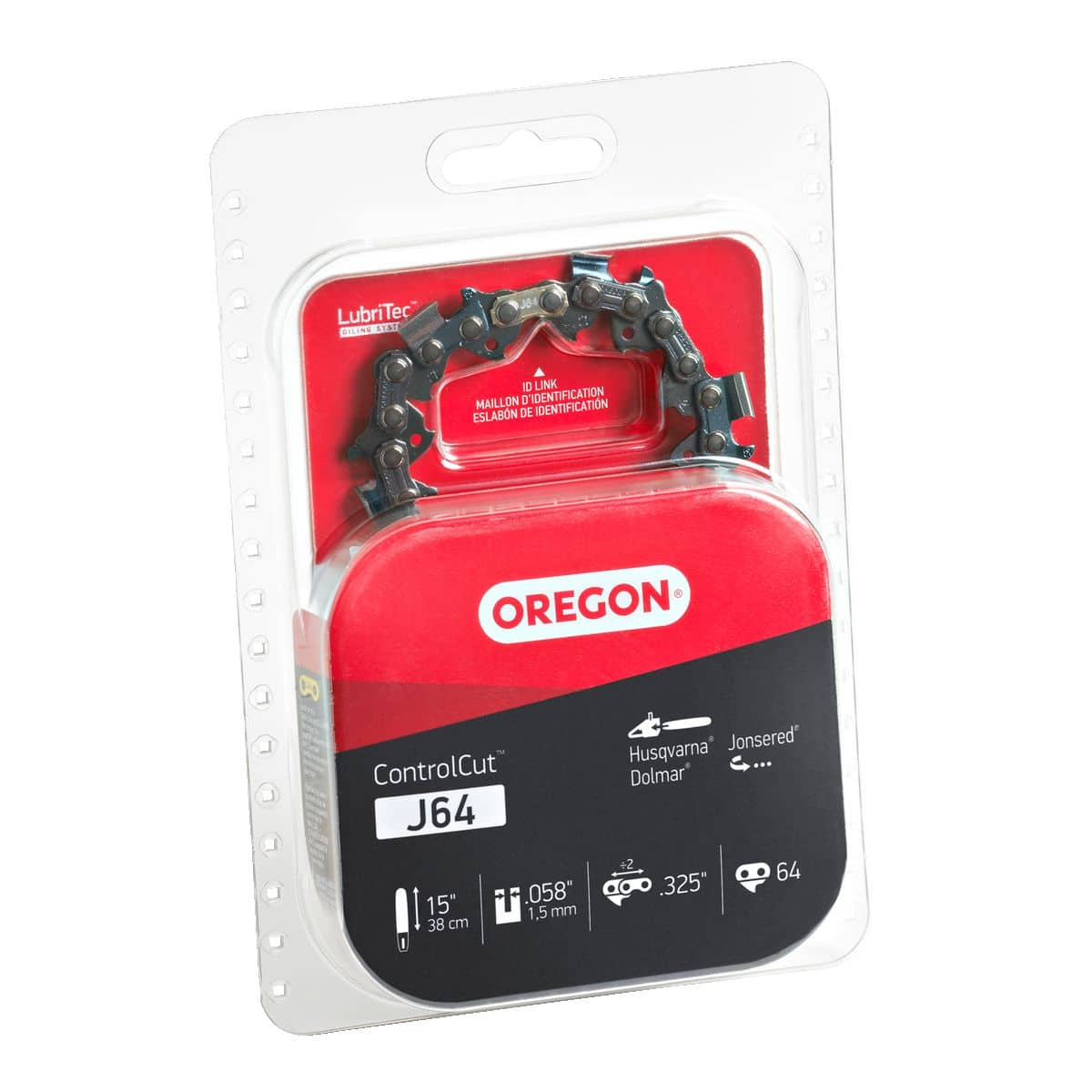 Oregon J64 ControlCut Replacement Chainsaw Chain, Fits Various Brands ...