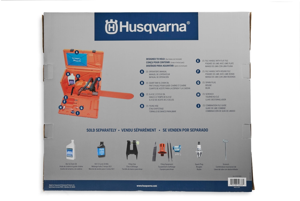 Husqvarna Powerbox Chainsaw Carrying Case, Fits Husqvarna model 120 to