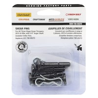 ATLAS Snowblower Replacement Shear Pins 4 Pk. Inc. Cotter Pins Front_Flat