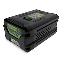 Batterie de rechange au lithium-ion sans fil Greenworks Pro pour équipement électrique, 60 V Max, 4 Ah Front_Three_Fourths_Angled_Left