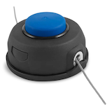 Husqvarna T25 Replacement Tap Trimmer Advance Head, Curved and Straight Shafts, 0.95-in Front_Elevated