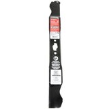 Lame de tondeuse brevetée 3-en-1 Troy-Bilt avec trou central en forme de S, noir, 21 po Front_Flat