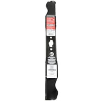 Troy-Bilt Patented 3-in-1 Mower Blade with S-Shaped Centre Hole, Black, 21-in Front_Flat