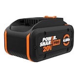 WORX WA3674 20V Power Share™ Pro Battery , 4.0Ah High Capacity Front_Three_Fourths_Angled_Right