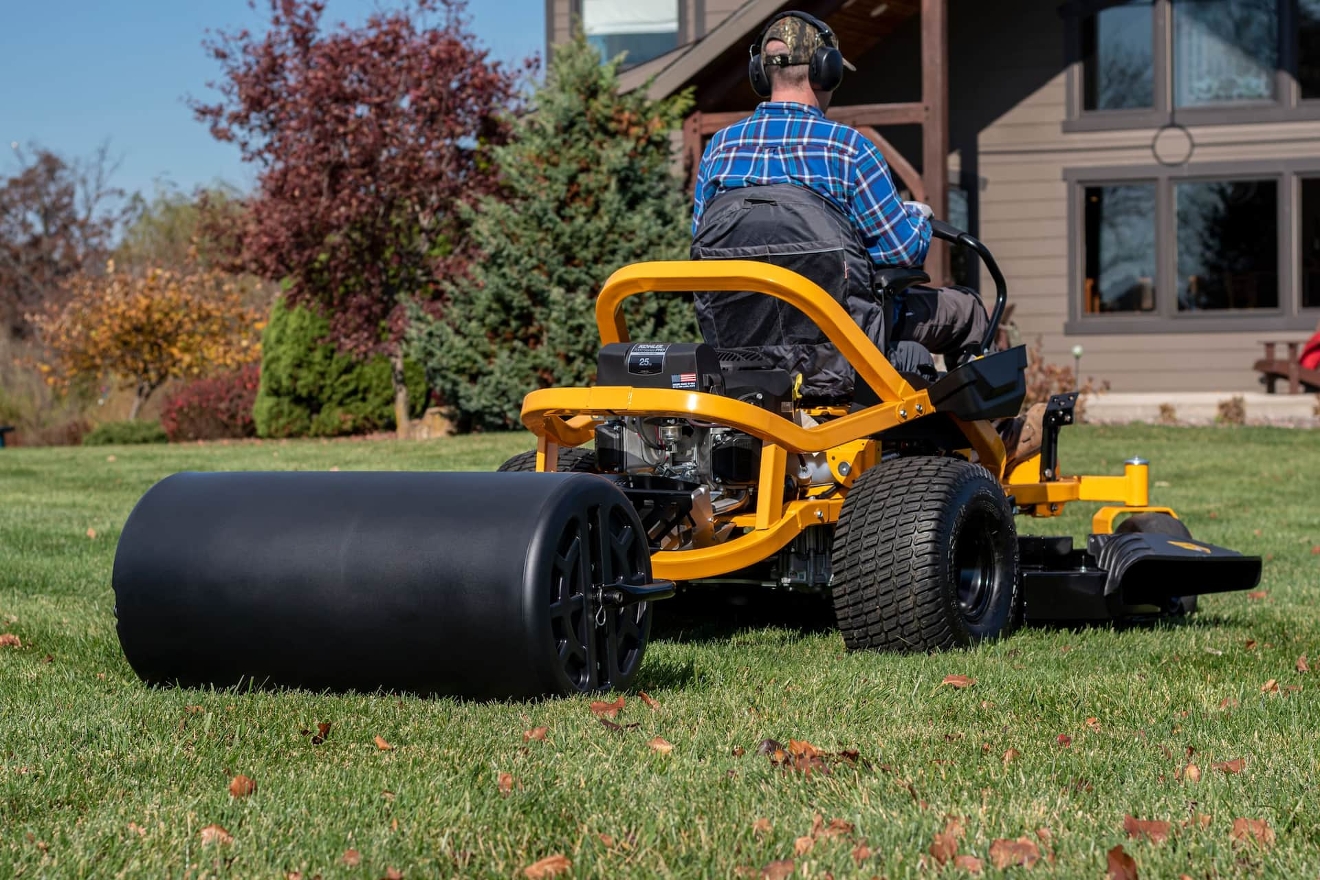 Agri fab poly on sale lawn roller