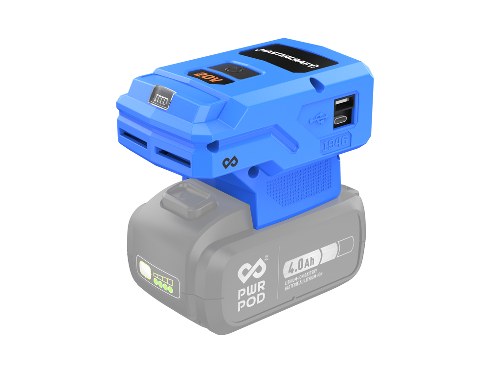 Mastercraft 20V Power Inverter, Tool Only, PWR POD Compatible