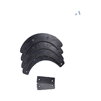 Rubber Plates for 060-0583 (Yardworks 15-Amp Electric Corded Snowblower, 22-in) Front_Flat