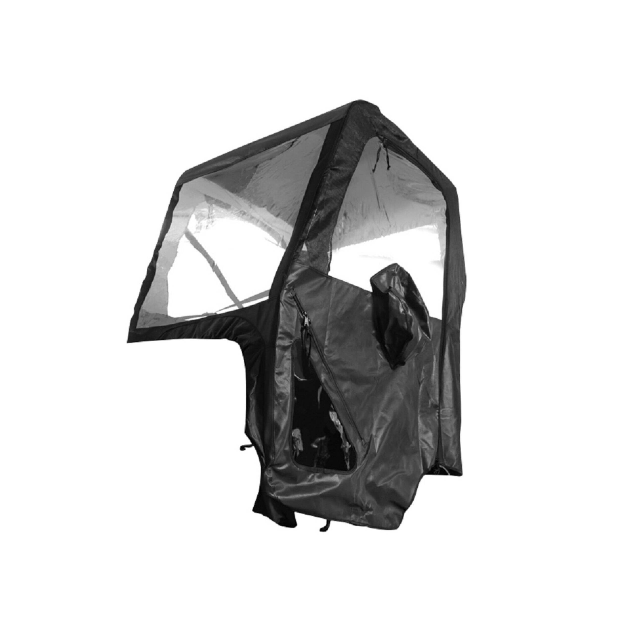 Cabine de protection contre la neige pour tracteur autoporteur MTD NX15 Front_Angled_Left