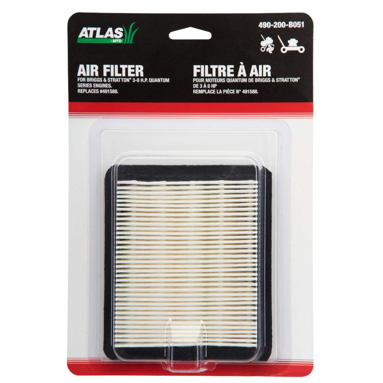 Briggs Stratton Lawn Mower Replacement Quantum Engine Air Filter Canadian Tire