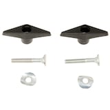Alas Universal Handle Mounting Kit, 2-pk, For Lawn Mower Handles Composite_or_Mixed