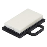 Briggs & Stratton Lawn Tractor Replacement Air Filter, Twin Intek, Cartridge/Pre-cleaner Front_Three_Fourths_Angled_Left