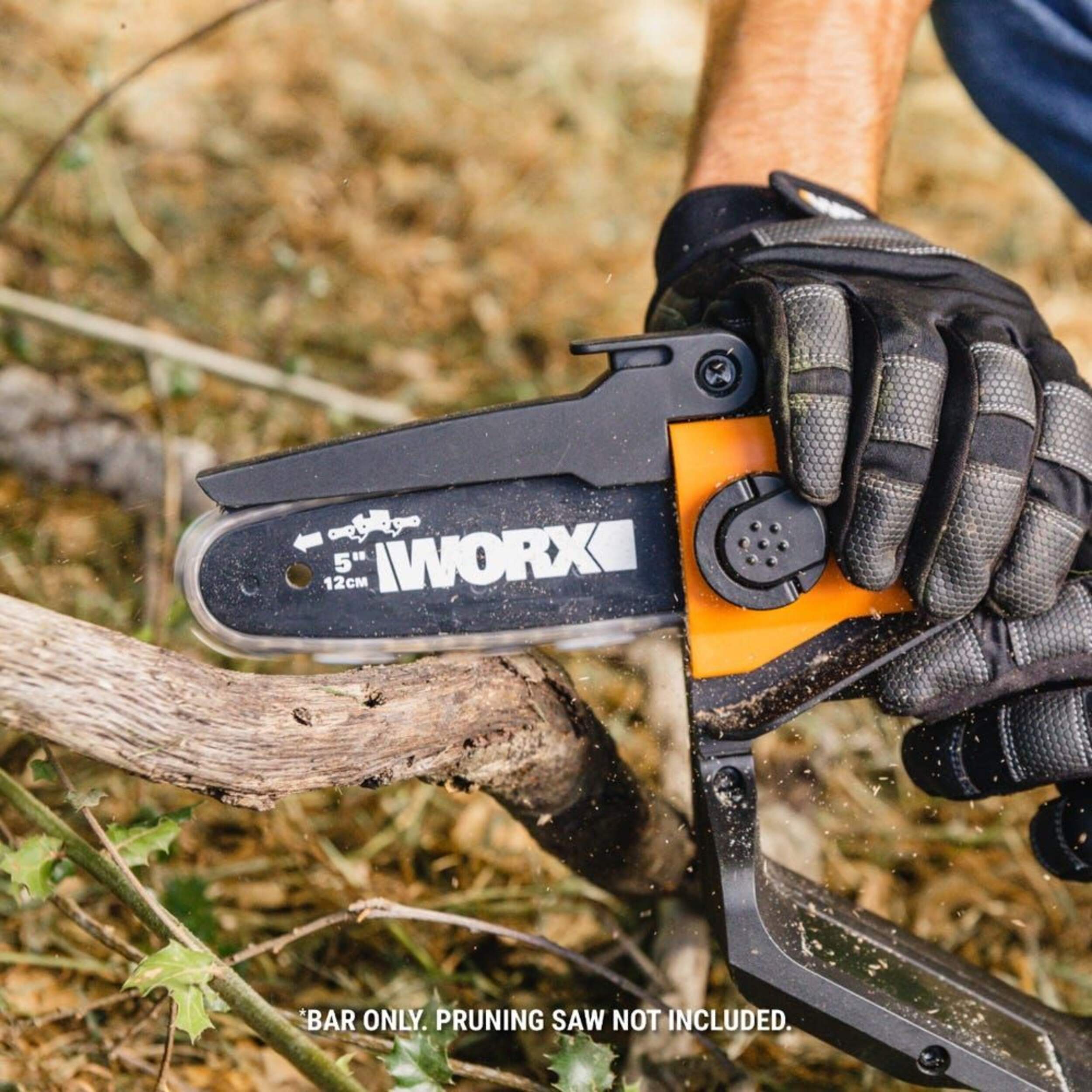 WORX WA0151 Replacement Chainsaw Bar for WG324, 28 Links, 5-in CloseUp